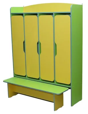 Dulap cu 4 usi si banca (1240х350х1560mm)
