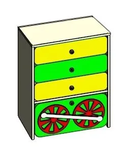 Dulap TRENULET Nr.2B (S6)