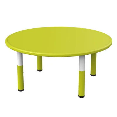 Masa rotunda pentru gradinita (480-600 mm), verde