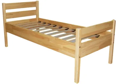 Pat din lemn, pentru copii  (1440х662х640 mm)