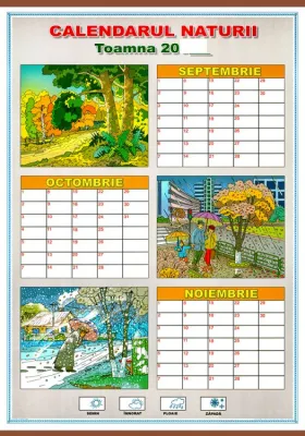 Calendarul naturii. Primăvara/Calendarul naturii.Toamna (DUO) 