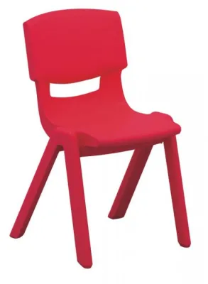 Scaun pentru gradinita (rosu), H sezut 260 mm