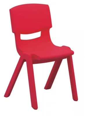 Scaun pentru gradinita (rosu), H sezut 250 mm