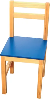 Scaun pentru gradinite( albastru,H=630mm)