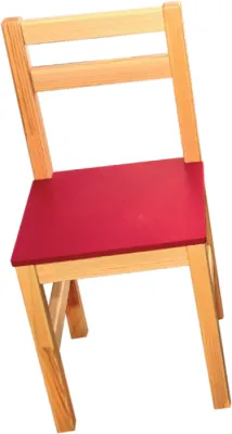 Scaun  pentru gradinite(rosu, H=550mm)