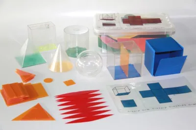 Set 6 corpuri geometrice - forme desfasurate