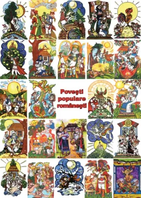 Set Povesti populare romanesti (14 povesti, 24 imagini) 