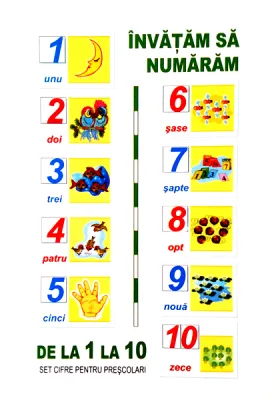 Numerele - set 10 planse