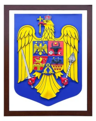 Stema României în format 3D (604X470 mm)