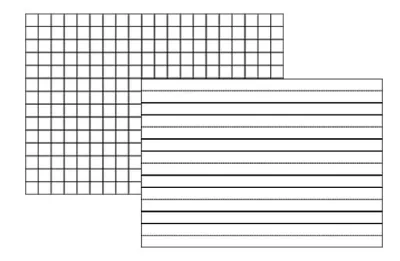 Suprafata laminata (duo) - patratele/clasele primare Tip2 (1000X700mm)