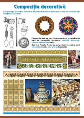 Compoziţia decorativă/ Cercul lui Newton