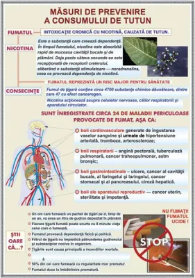 PLANSA MASURI DE PREVENIRE A CONSUMULUI DE TUTUN