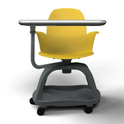 Scaun mobil cu masuta PK1001 (galben)