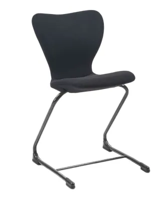 Scaun scolar tapitat tip scoica model GA05 (culoare neagra)