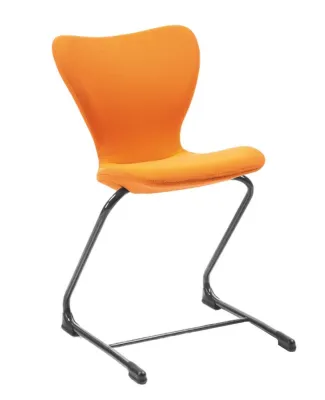 Scaun scolar tapitat tip scoica model GA05 (culoare portocalie)