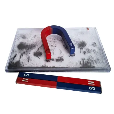 Dispozitiv pentru observarea liniilor de camp magnetic (lichide)
