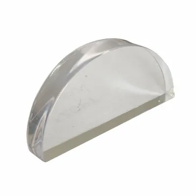 Lentila semicirculara, convergenta (R90x15mm)