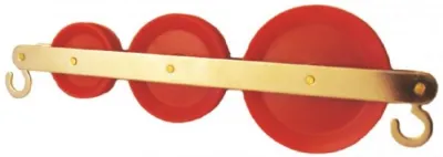 Set de 3 scripeti in serie (culoare rosie)