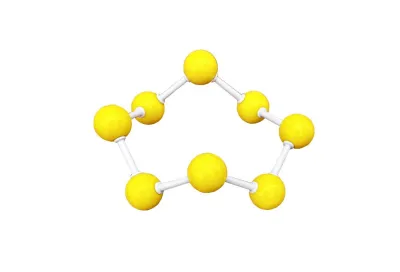 Structura ortorombica  a sulfului