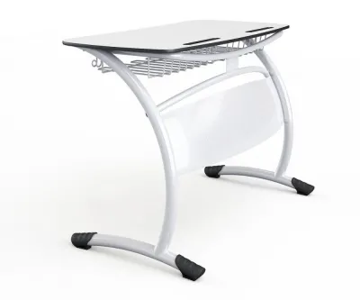 Banca scolara dubla cu blat din HPL - model SR (h700mm)