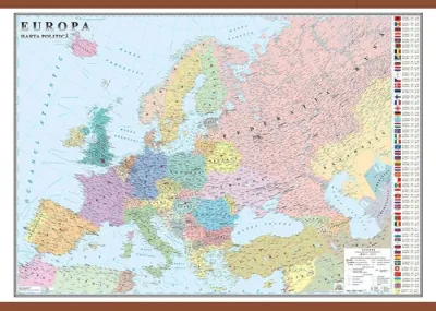 Europa. Harta politica (1600x1200 mm)