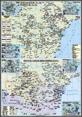 Civilizaţia geto-dacilor. Provinciile Romane Moesia Inferior şi Dacia