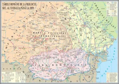 Ţările Române de la mijlocul sec. al XVIII-lea până la 1859 