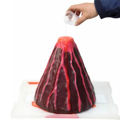 Model Eruptia vulcanului