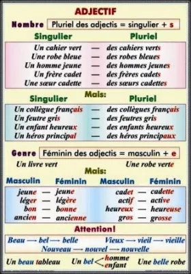 PLANSA NOMS DE NOMBRE LES NOMBRES CARDINAUX LES NOMBRES ORDINAUX LE FRACTIONS/ADJECTIF NOMBRE G