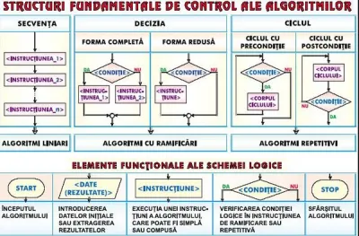 PLANSA STRUCTURI FUNDAMENTALE DE CONTROL ALE ALGORITMILOR/ SISTEME DE NUMERATIE  (DUO)
