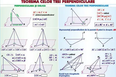 Teorema celor trei perpendiculare/ Sfera circumscrisă corpurilor de rotaţie (duo)