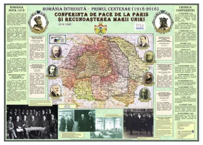 Romania Intregita-Primul Centenar.Conferinta de Pace de la Paris si recunoasterea Marii Uniri (plansa 1000x700)0)