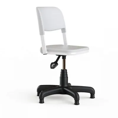 Scaun laborator, fix, gri (H46-58/EC)