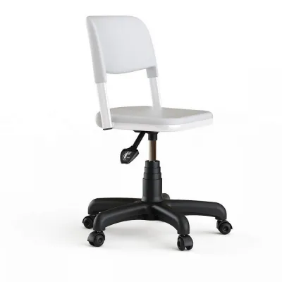 Scaun laborator, mobil, gri (H46-58/EC)