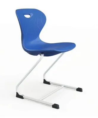 Scaun scolar tip scoica, albastru (H42)
