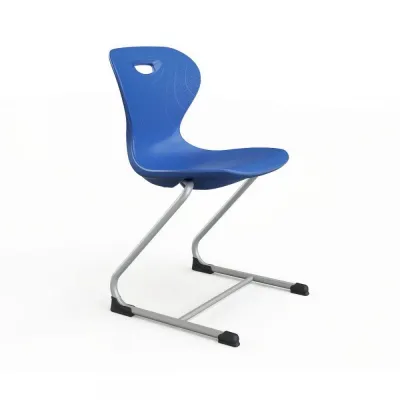 Scaun scolar tip scoica, albastru (H46)
