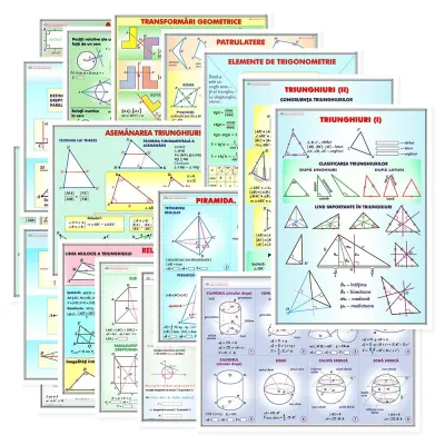 Set de planse la geometrie (A3)