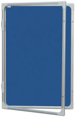 AVIZIER SECURIZAT CU GEAM VERTICAL(MATERIAL TEXTIL) 600X900