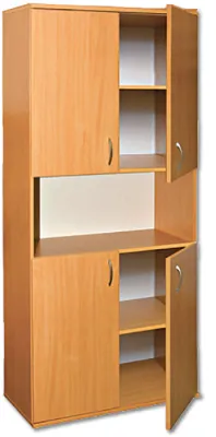 Dulap biblioteca cu yala, cu 4 usi (802x403x1816mm)