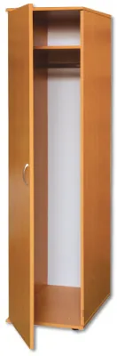 Dulap vertical cu 1 usa si bara pentru umerase (402x518x1816mm)
