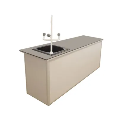 Masa pentru  laboratorul de chimie, MODEL 1A (2 pers.)
