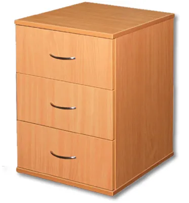 Noptiera cu 3 sertare (404x406x596mm)