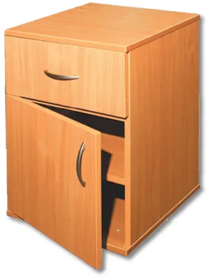 Noptiera cu usa si 1 sertar (404x406x596mm)