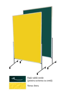 Panou/Perete despartitor multifunctional Verde/Galben (1500x1250mm)