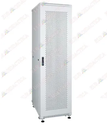 Dulap metalic SERVER, 1 usa plina si 1 perforata (600x800x1000mm)
