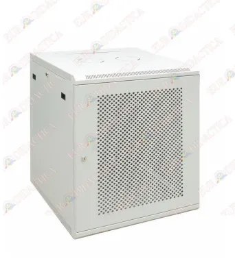 Dulap metalic SERVER, 1 usa plina si 1 perforata (600x600x415mm), montare in perete