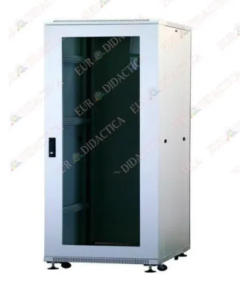 Dulap metalic SERVER 18U/6.6S, 1 usa plina si 1 din sticla(600x600x1000mm)