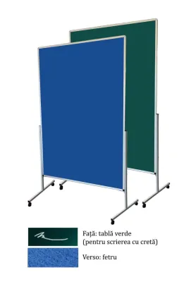 Panou/Perete despartitor multifunctional Verde/Albastru1(1800x1250mm)