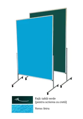 Panou/Perete despartitor multifunctional Verde/Albastru2(1800x1250mm)