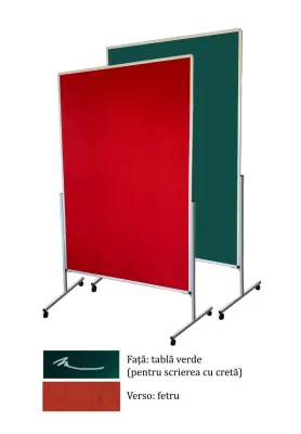 Panou/Perete despartitor multifunctional Verde/Rosu(1800x1250mm)